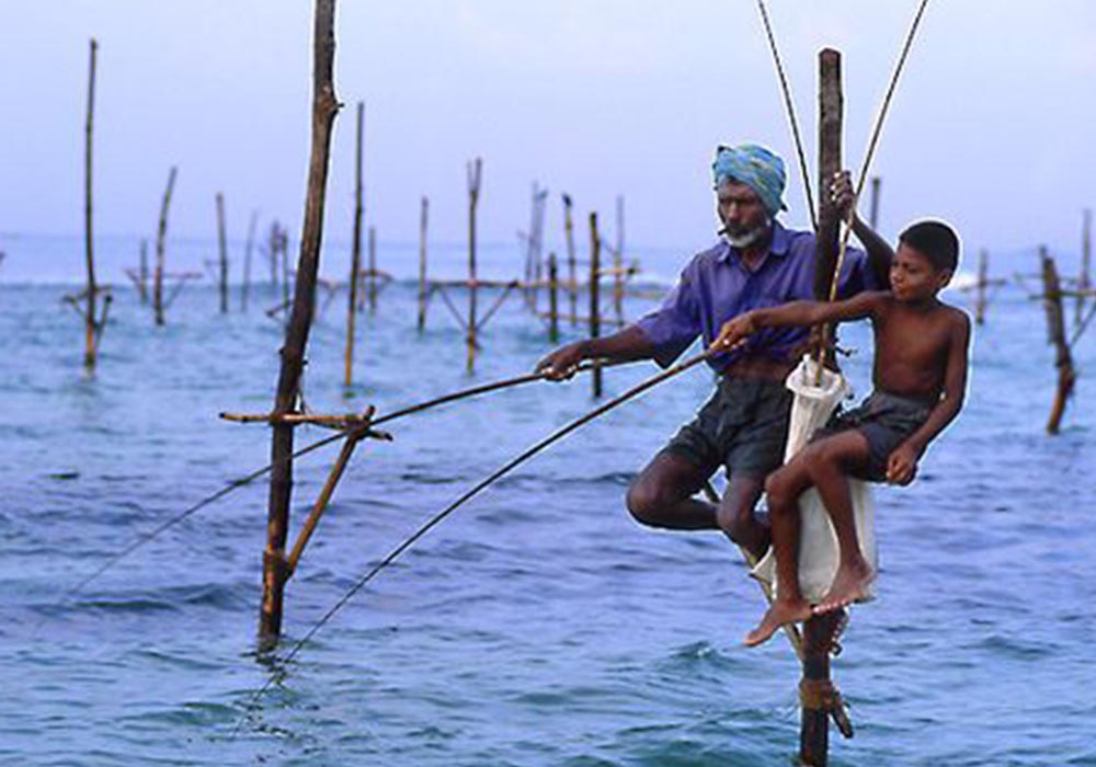stilt fishing